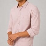 Levin Rose Mist – Premium Pure Cotton Men's Shirt - Image 4
