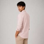 Levin Rose Mist – Premium Pure Cotton Men's Shirt